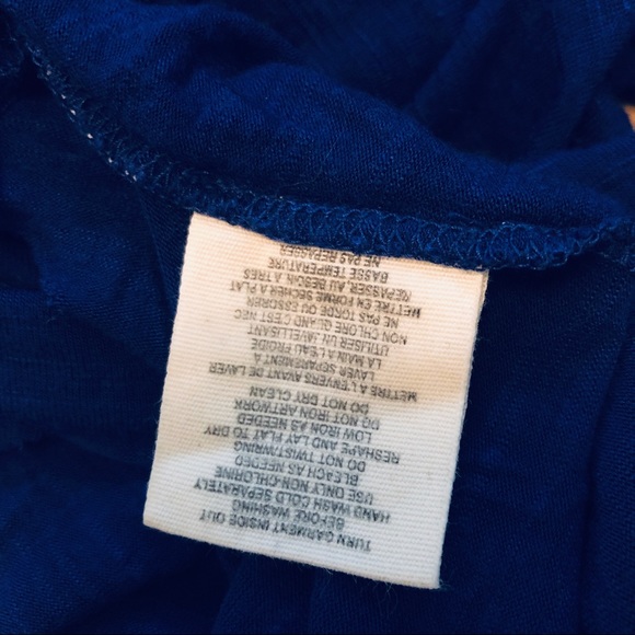 Free People Royal Blue Sequin Cami Spaghetti Strap, Soft 100% Viscose - Picture 7 of 7